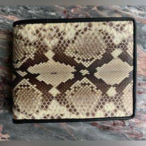 Snakeskin wallet NEW